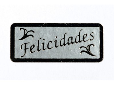 Small Sticker 'Felicidades'