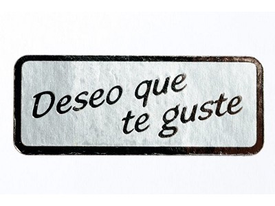 Big Sticker 'Deseo que te guste'