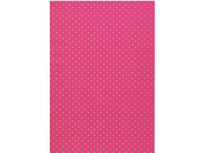  fuchsia with silver polka dots paper spool