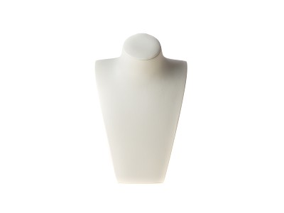 CREAM BUST NECKLACE STAND 26CM