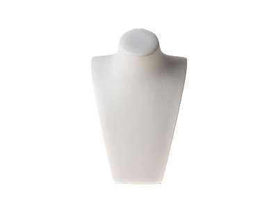 WHITE BUST NECKLACE STAND 26CM