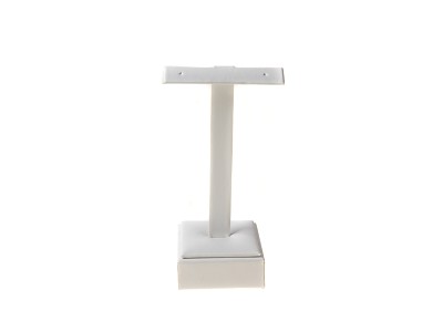 White earrings stand holder T-shape